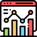 charts in cartoon style